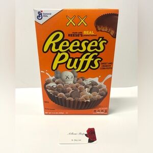 Sealed Limited Edition Kaws x Reeses Puffs Cereal Box